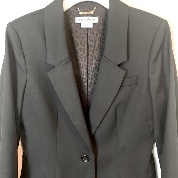 Guess by Marciano size 8 long black blazer - Picture 2 of 11